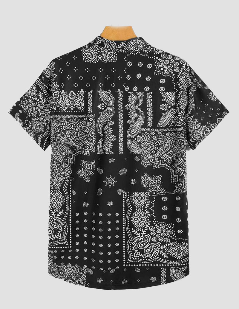 Men Regular Fit Printed And Mandala Art Casual  Shirt RoscoeShirts