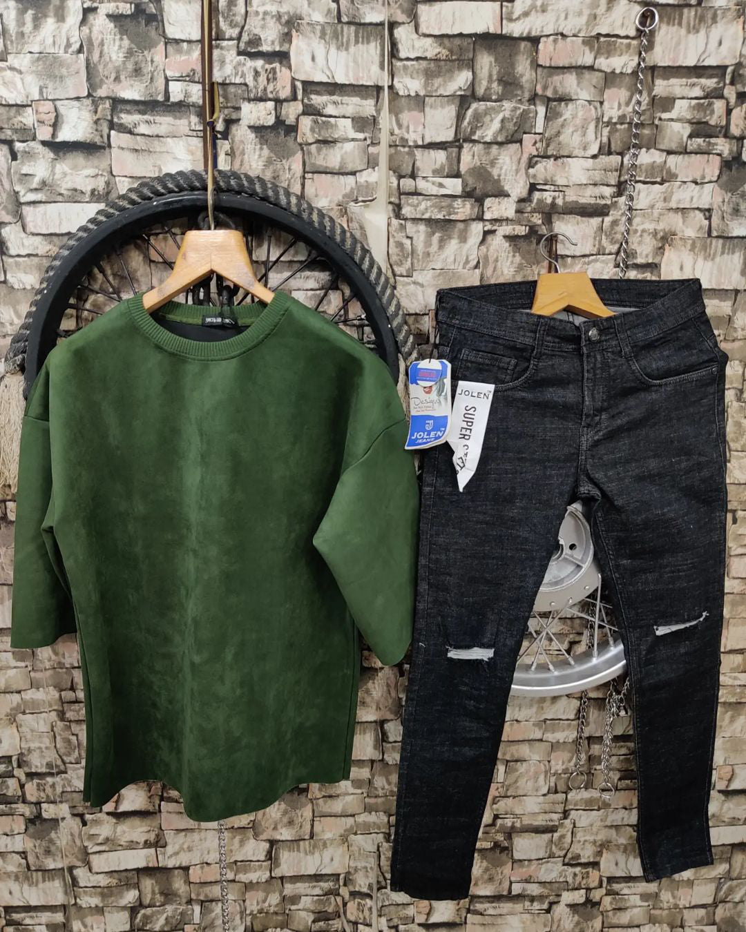 Imported Half Slive T-shirt and Jeans Pant - Combo