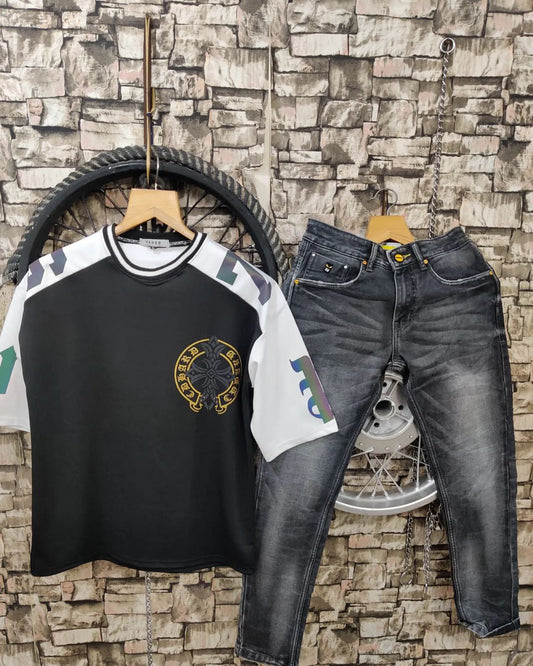Imported Half Slive T-shirt and Jeans Pant - Combo