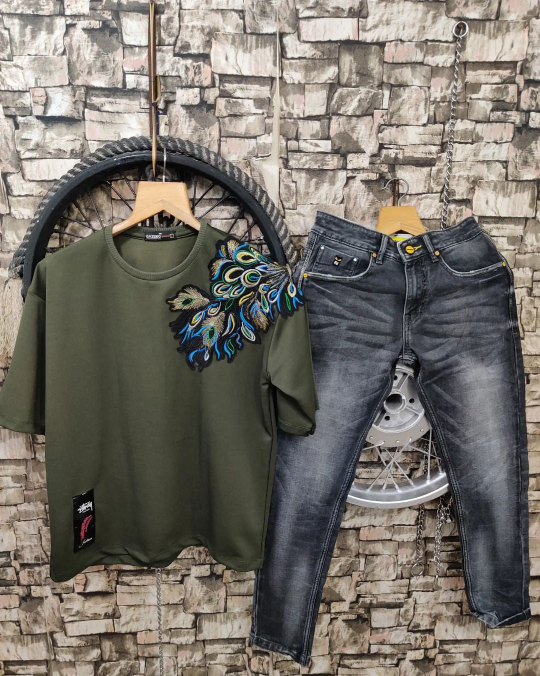 Imported Half Slive T-shirt and Jeans Pant - Combo