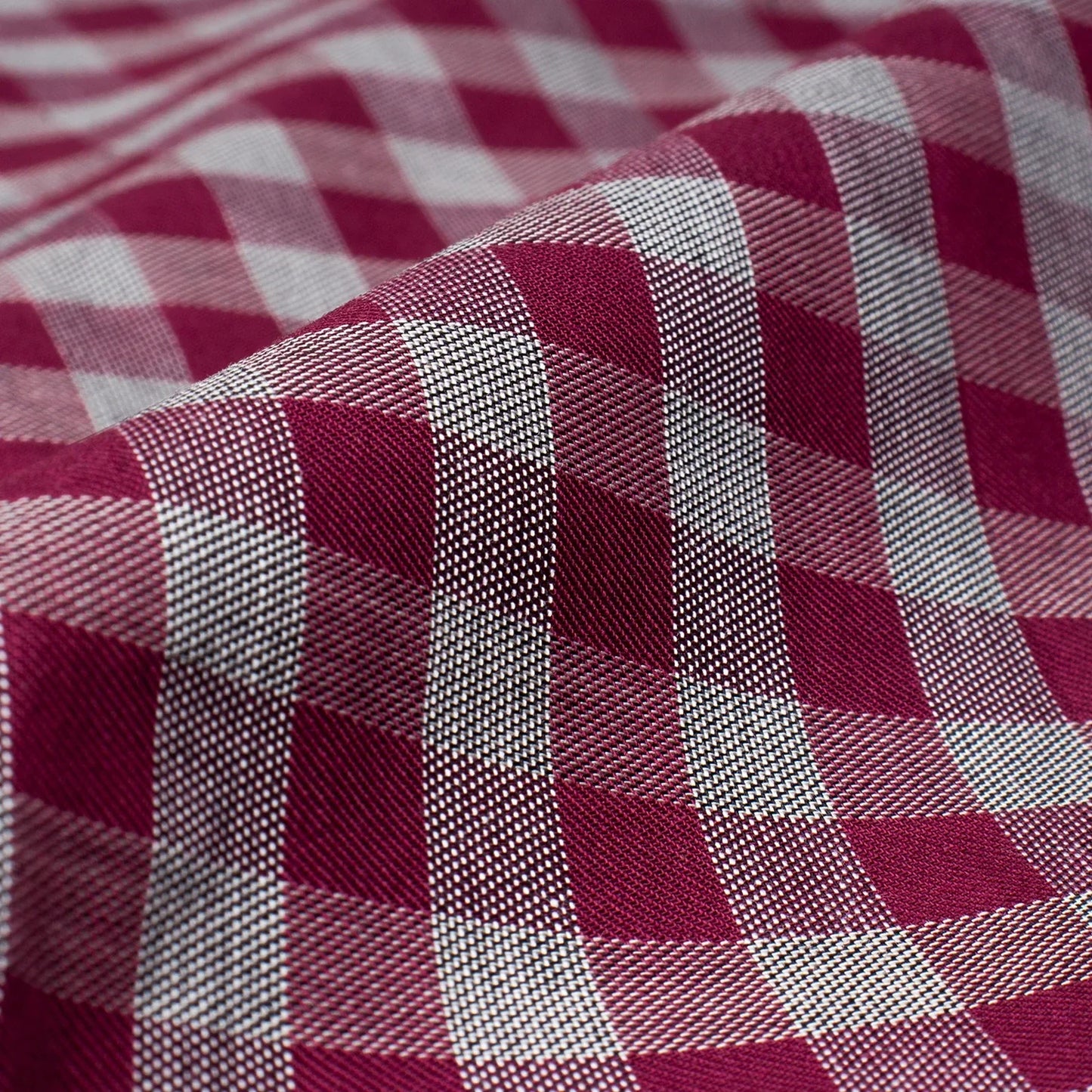 Men's Full Sleeves Mini Checks Shirt Premium Collection Cotton Fabric Pink