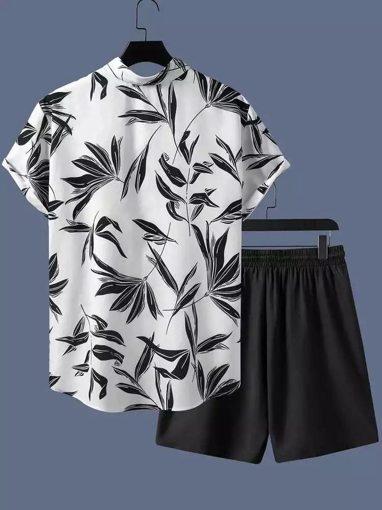Black Leaves Design Co-ords Set