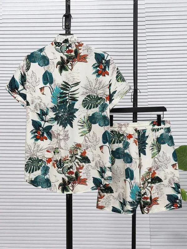 Red Cherry Pattern Printed Co-ords Set