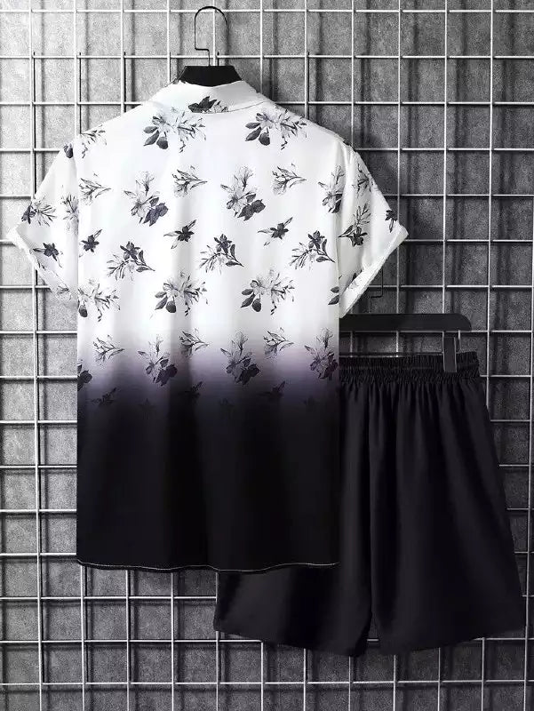 Trendy Black and White Pattern Co-ords Set